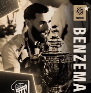 Read more about the article درخشش کریم بنزما: ستاره فرانسوی عنوان بهترین بازیکن فصل لیگ عربستان را کسب کرد