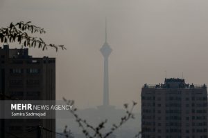 هوای تهران در وضعیت نارنجی و آلوده است